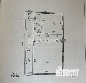 Дом 71м², 2-этажный, участок 660 сот.  
