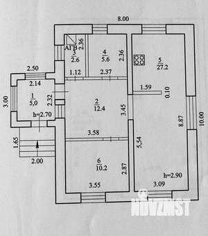 Дом 130м², 2-этажный, участок 6 сот.  