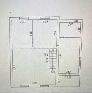 Дом 125м², 2-этажный, участок 6 сот.  
