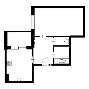 1-к квартира, на длительный срок, 43м2, 8/10 этаж