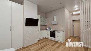 Студия квартира, на длительный срок, 33м2, 6/23 этаж