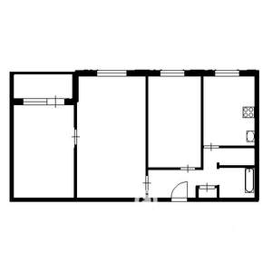 3-к квартира, на длительный срок, 60м2, 8/9 этаж