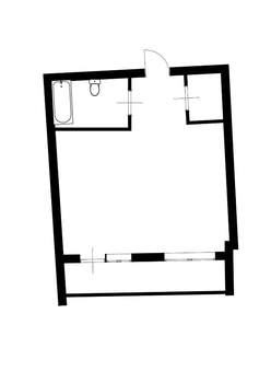 1-к квартира, на длительный срок, 41м2, 13/25 этаж