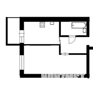 1-к квартира, на длительный срок, 35м2, 4/12 этаж