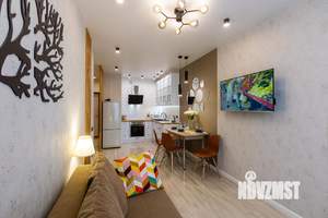 1-к квартира, посуточно, 43м2, 1/1 этаж