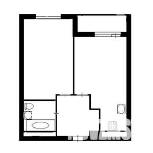 1-к квартира, на длительный срок, 46м2, 4/23 этаж