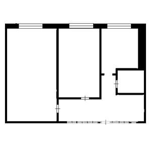 2-к квартира, на длительный срок, 45м2, 7/9 этаж