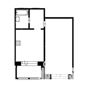 1-к квартира, на длительный срок, 38м2, 10/10 этаж