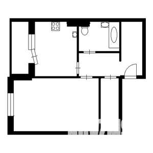 1-к квартира, на длительный срок, 40м2, 10/10 этаж
