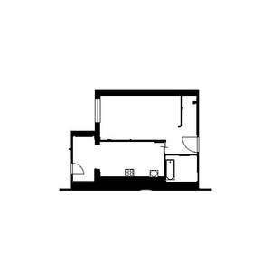1-к квартира, на длительный срок, 41м2, 5/18 этаж