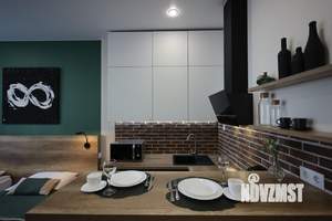 Студия квартира, посуточно, 27м2, 4/21 этаж