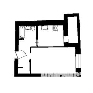 1-к квартира, на длительный срок, 38м2, 8/12 этаж