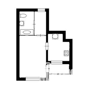 1-к квартира, на длительный срок, 35м2, 23/25 этаж