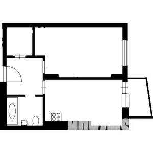 1-к квартира, на длительный срок, 40м2, 10/13 этаж