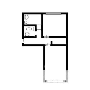 2-к квартира, на длительный срок, 45м2, 8/9 этаж