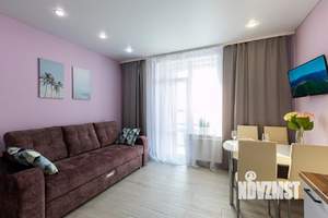 1-к квартира, посуточно, 46м2, 9/11 этаж