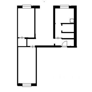 3-к квартира, на длительный срок, 59м2, 4/5 этаж
