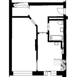 1-к квартира, на длительный срок, 40м2, 9/10 этаж