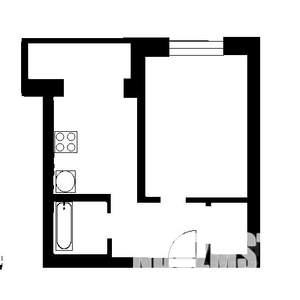 1-к квартира, на длительный срок, 38м2, 3/14 этаж