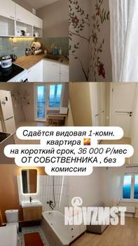 1-к квартира, на длительный срок, 37м2, 14/17 этаж