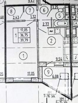 1-к квартира, на длительный срок, 42м2, 12/16 этаж