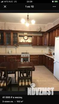 3-к квартира, на длительный срок, 102м2, 4/10 этаж