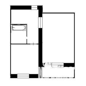 1-к квартира, на длительный срок, 38м2, 5/9 этаж