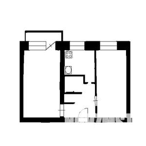 2-к квартира, на длительный срок, 47м2, 3/5 этаж