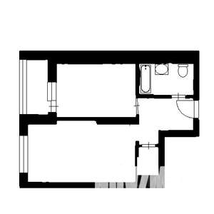 1-к квартира, на длительный срок, 43м2, 20/25 этаж