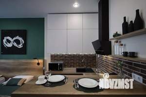1-к квартира, посуточно, 27м2, 1/1 этаж