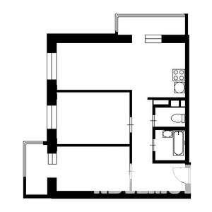 1-к квартира, на длительный срок, 40м2, 5/13 этаж