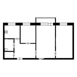 3-к квартира, на длительный срок, 62м2, 7/10 этаж
