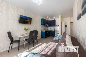 1-к квартира, посуточно, 41м2, 22/23 этаж