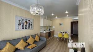 1-к квартира, посуточно, 50м2, 12/34 этаж