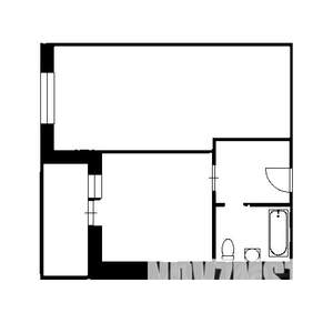 1-к квартира, на длительный срок, 33м2, 4/12 этаж