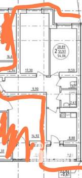 2-к квартира, на длительный срок, 53м2, 3/10 этаж