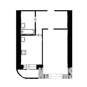 1-к квартира, на длительный срок, 45м2, 7/15 этаж