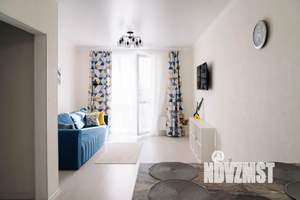 1-к квартира, посуточно, 44м2, 9/25 этаж