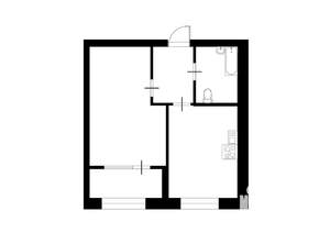 1-к квартира, на длительный срок, 38м2, 1/20 этаж