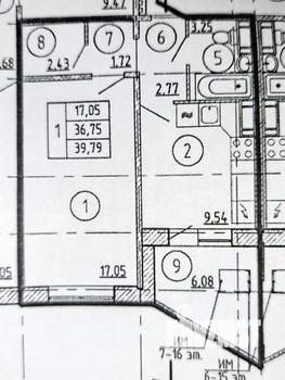 1-к квартира, на длительный срок, 42м2, 12/16 этаж