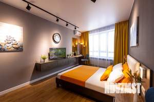 1-к квартира, посуточно, 42м2, 18/25 этаж