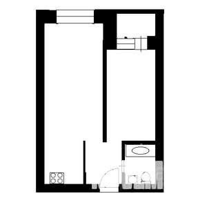 1-к квартира, на длительный срок, 42м2, 4/10 этаж