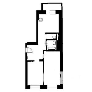 2-к квартира, на длительный срок, 57м2, 5/14 этаж
