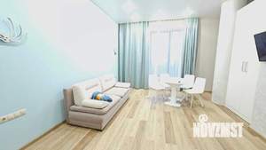 Студия квартира, на длительный срок, 33м2, 6/23 этаж