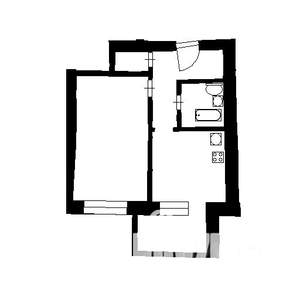 1-к квартира, на длительный срок, 40м2, 8/14 этаж