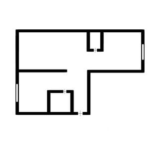 2-к квартира, на длительный срок, 45м2, 1/5 этаж