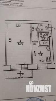 1-к квартира, на длительный срок, 32м2, 3/5 этаж