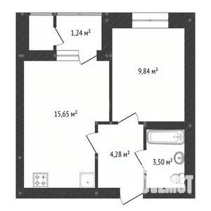 1-к квартира, вторичка, 35м2, 4/8 этаж