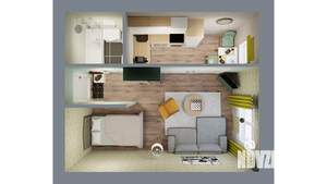 1-к квартира, вторичка, 36м2, 4/5 этаж