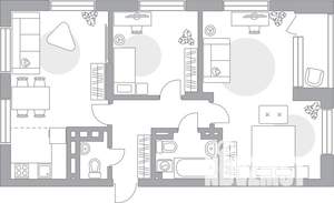 3-к квартира, вторичка, 80м2, 4/23 этаж